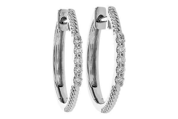 C283-87250: EARRINGS .11 TW