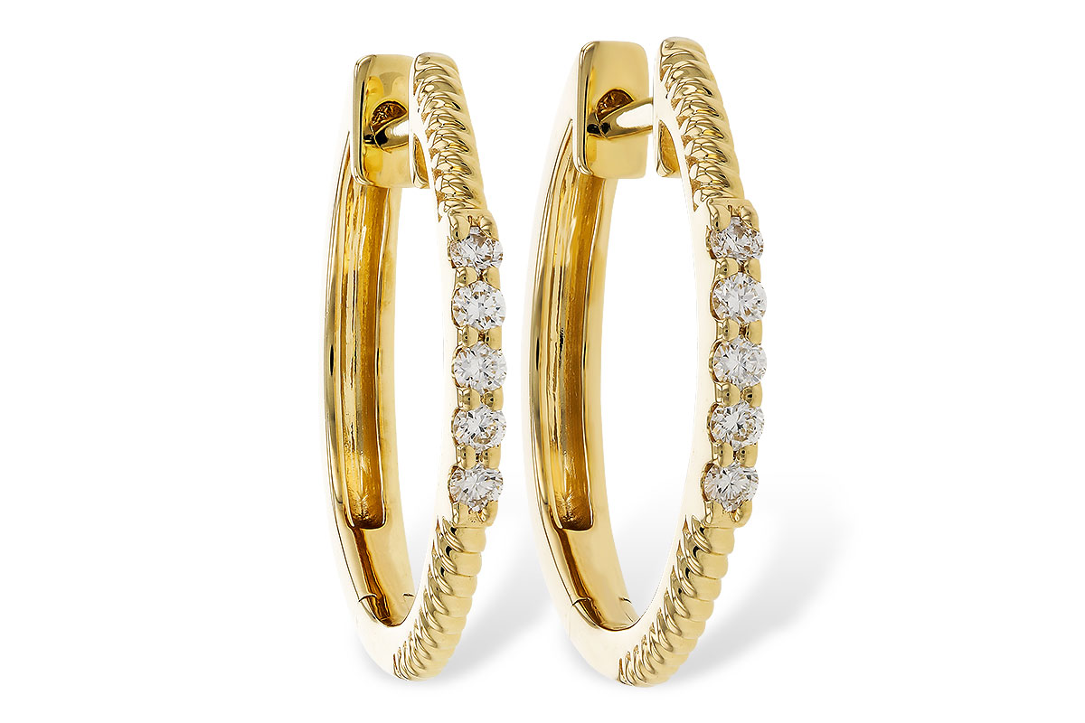 C283-87250: EARRINGS .11 TW