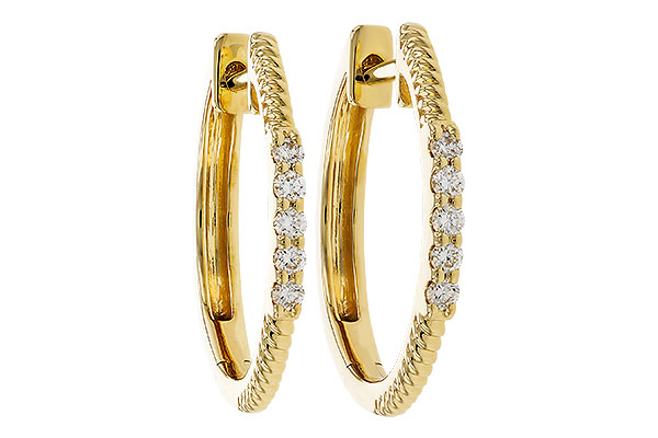 C283-87250: EARRINGS .11 TW