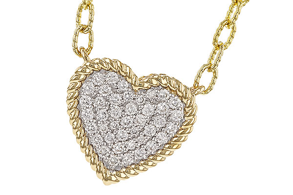 C283-88105: NECKLACE .32 TW (18")