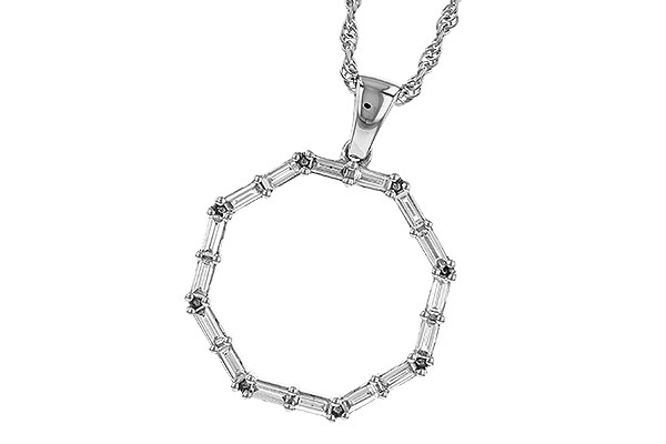 C283-88114: NECKLACE .35 TW BAG DIAS