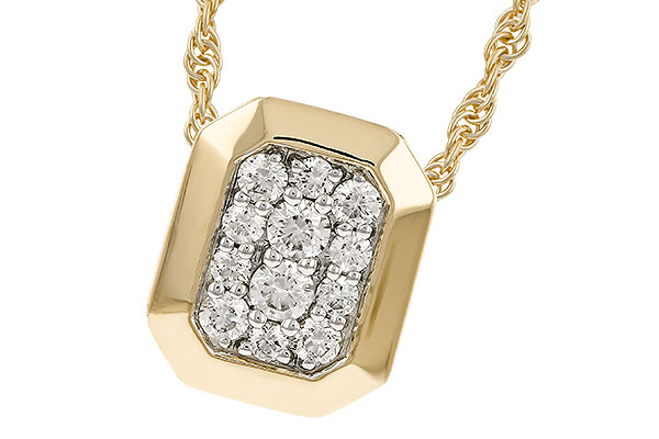 C283-89014: NECKLACE .25 TW