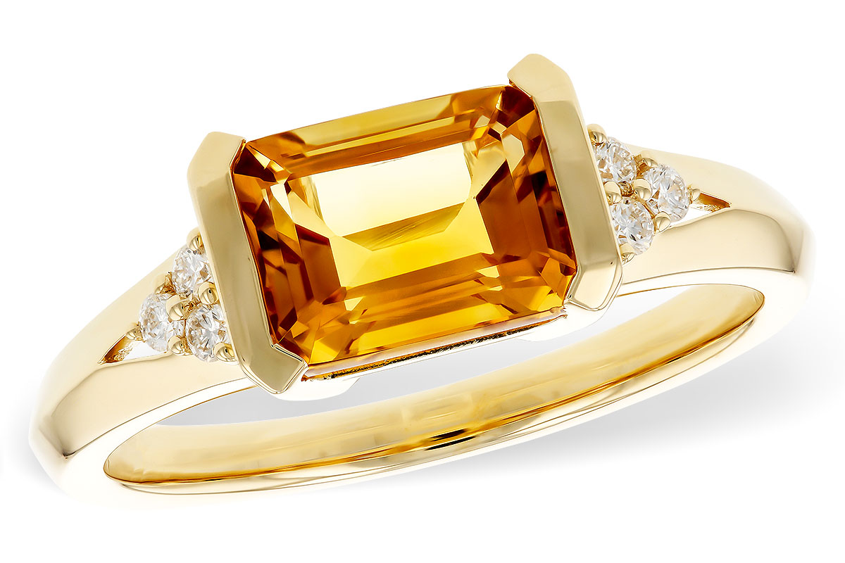 C283-89032: LDS RG 1.46 CITRINE 1.55 TGW (8x6MM CIT)