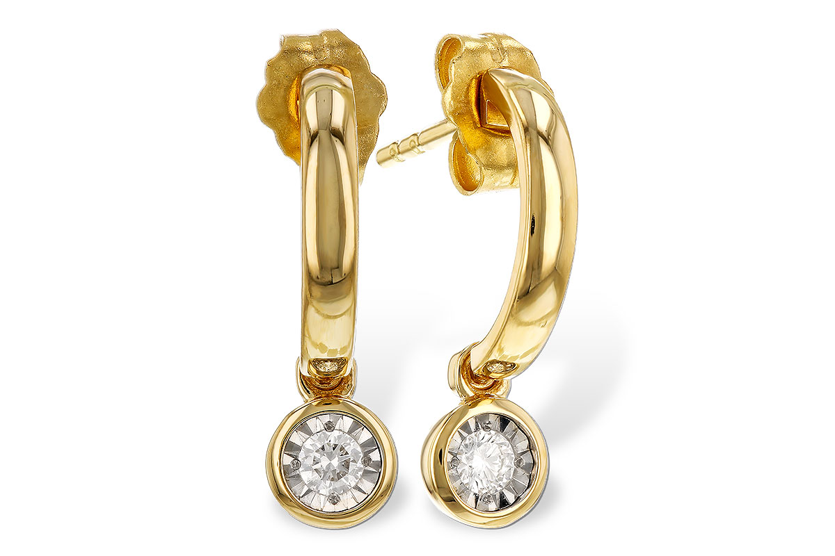 C283-89050: EARRINGS .10 TW