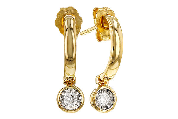 C283-89050: EARRINGS .10 TW