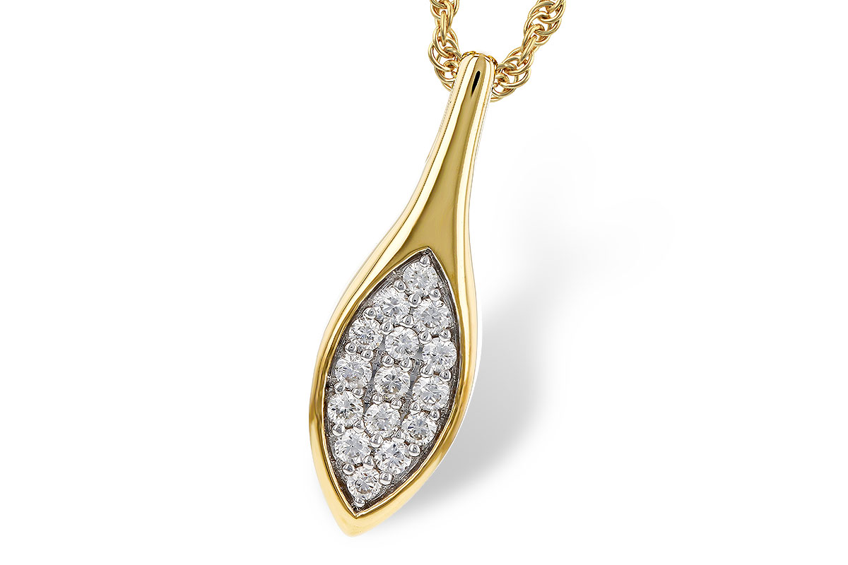 C283-89087: NECKLACE .20 TW