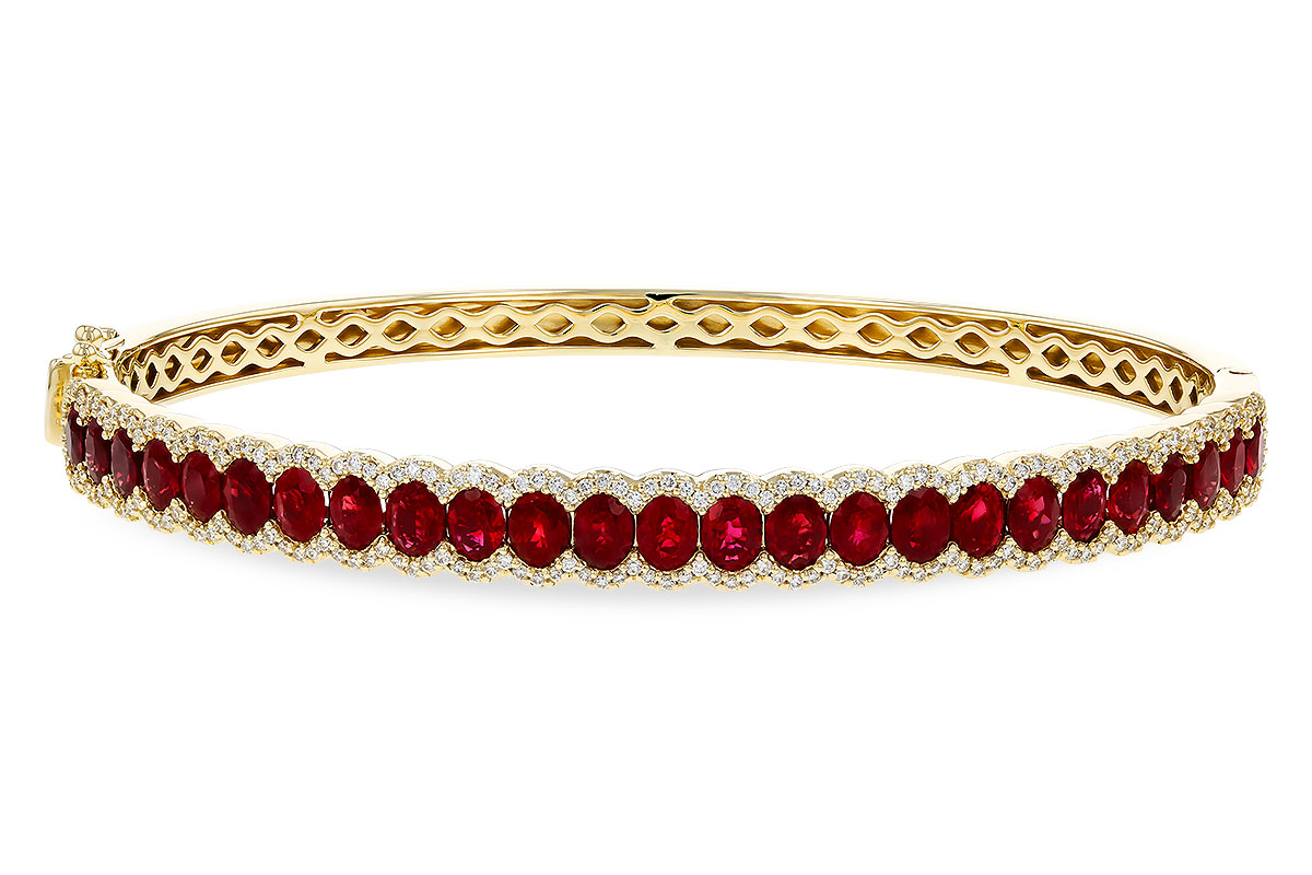 C283-89914: BANGLE 5.04 TW RUBY 5.60 TGW