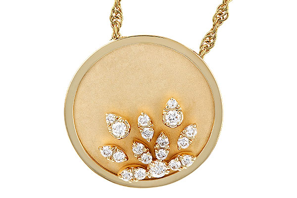 C283-89950: NECKLACE .15 TW