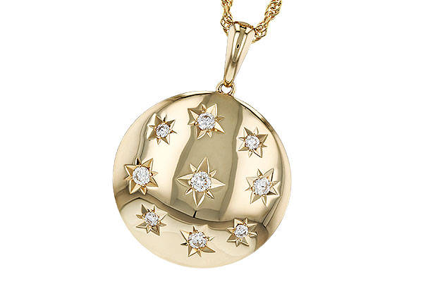 C284-73596: NECKLACE .17 TW