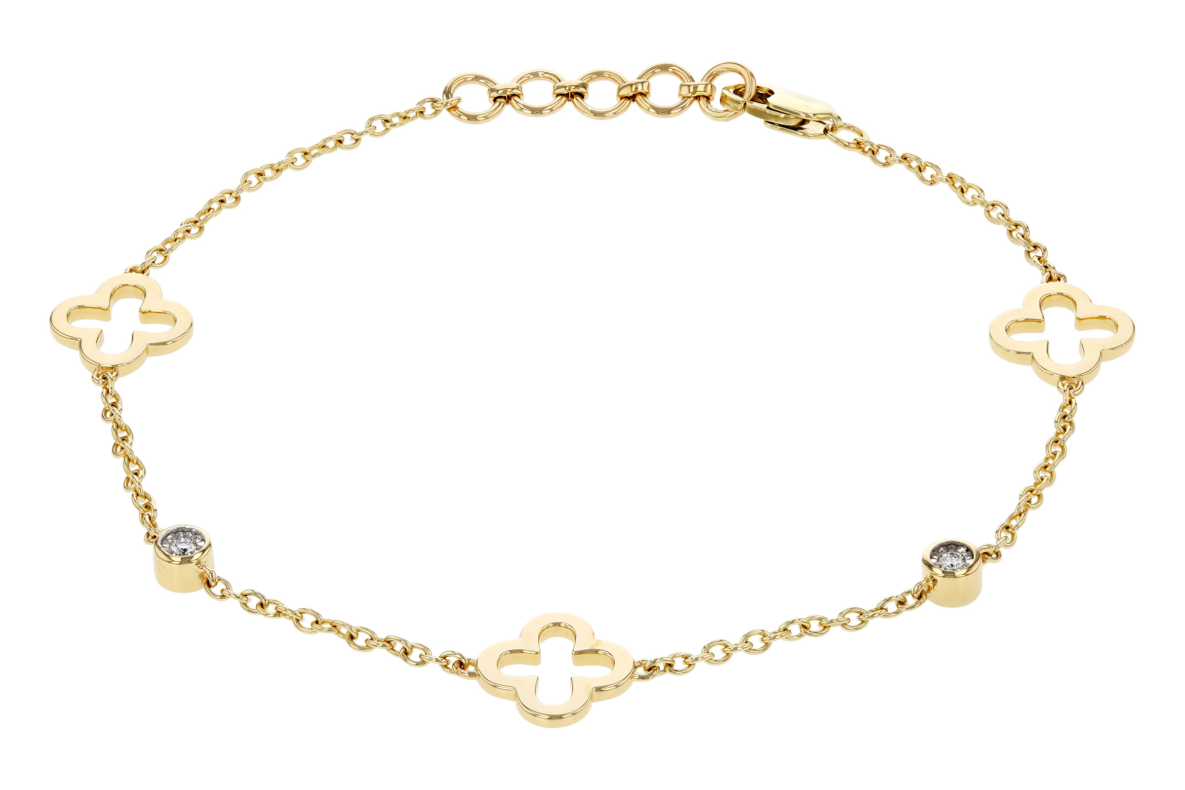 C284-74505: BRACELET .06 TW (7.25")