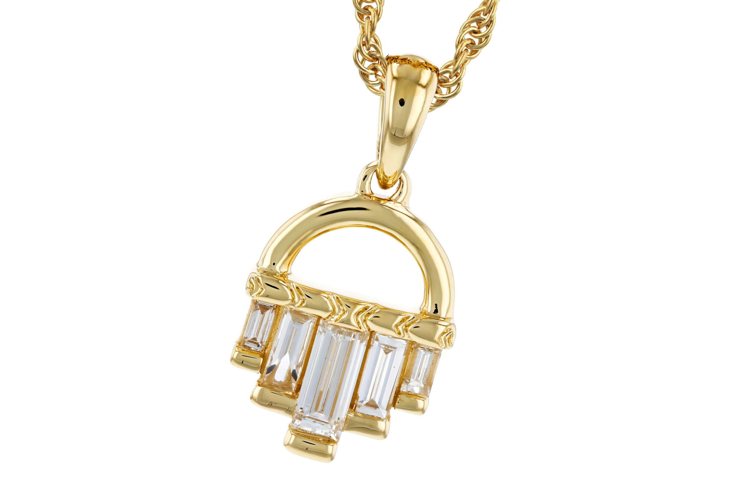 C284-75396: NECK .46 TW BAGUETTE DIAS