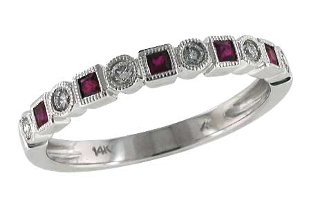 D105-70905: LDS WED RG .18 RUBY .30 TGW