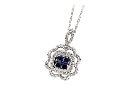 D196-58096: NECK .60 SAPPHIRE .98 TGW