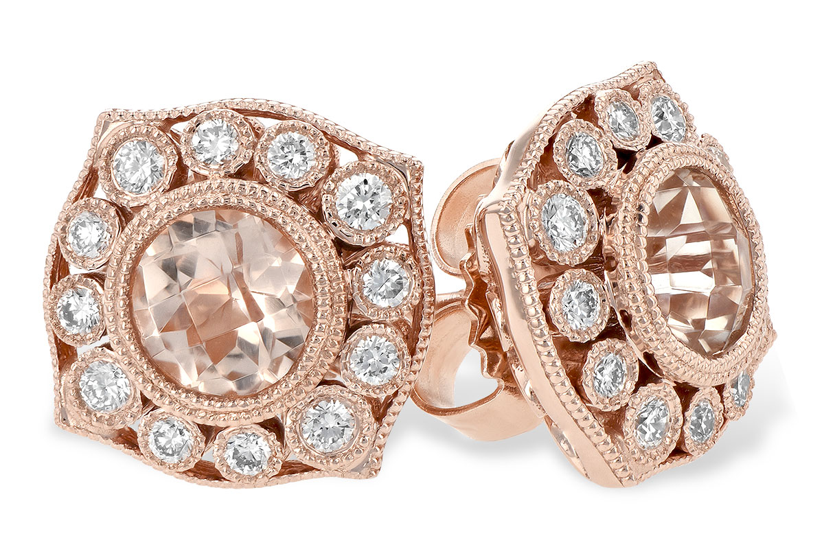 D197-49932: EARR .75 MORGANITE .98 TGW