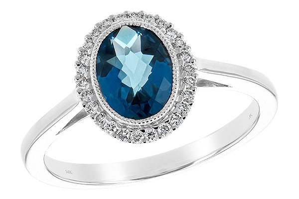 D198-38114: LDS RG 1.27 LONDON BLUE TOPAZ 1.42 TGW