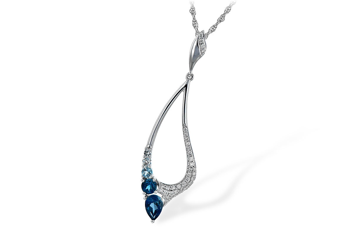 D198-43559: NECK .83 BLUE TOPAZ 1.00 TGW