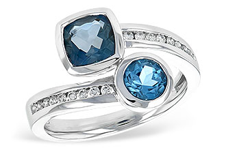 D198-45441: LDS RG 1.55 TW BLUE TOPAZ 1.70 TGW