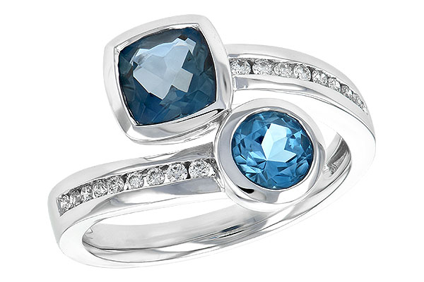 D198-45441: LDS RG 1.55 TW BLUE TOPAZ 1.70 TGW