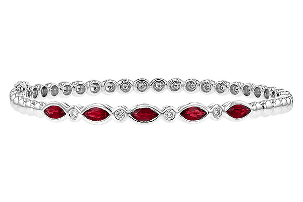 D199-35414: BANGLE 1.50 RUBY 1.63 TGW