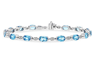 D282-91732: BRACELET 7.80 SWISS BLUE TOPAZ 7.96 TGW
