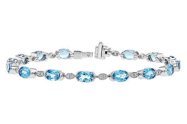 D282-91732: BRACELET 7.80 SWISS BLUE TOPAZ 7.96 TGW