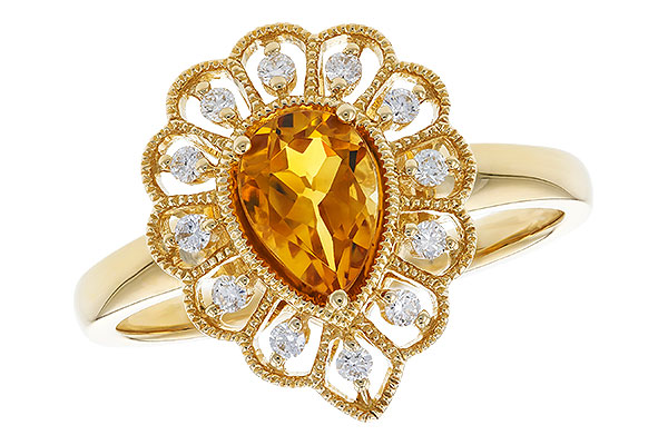 D282-94532: LDS RG .62 CITRINE .75 TGW