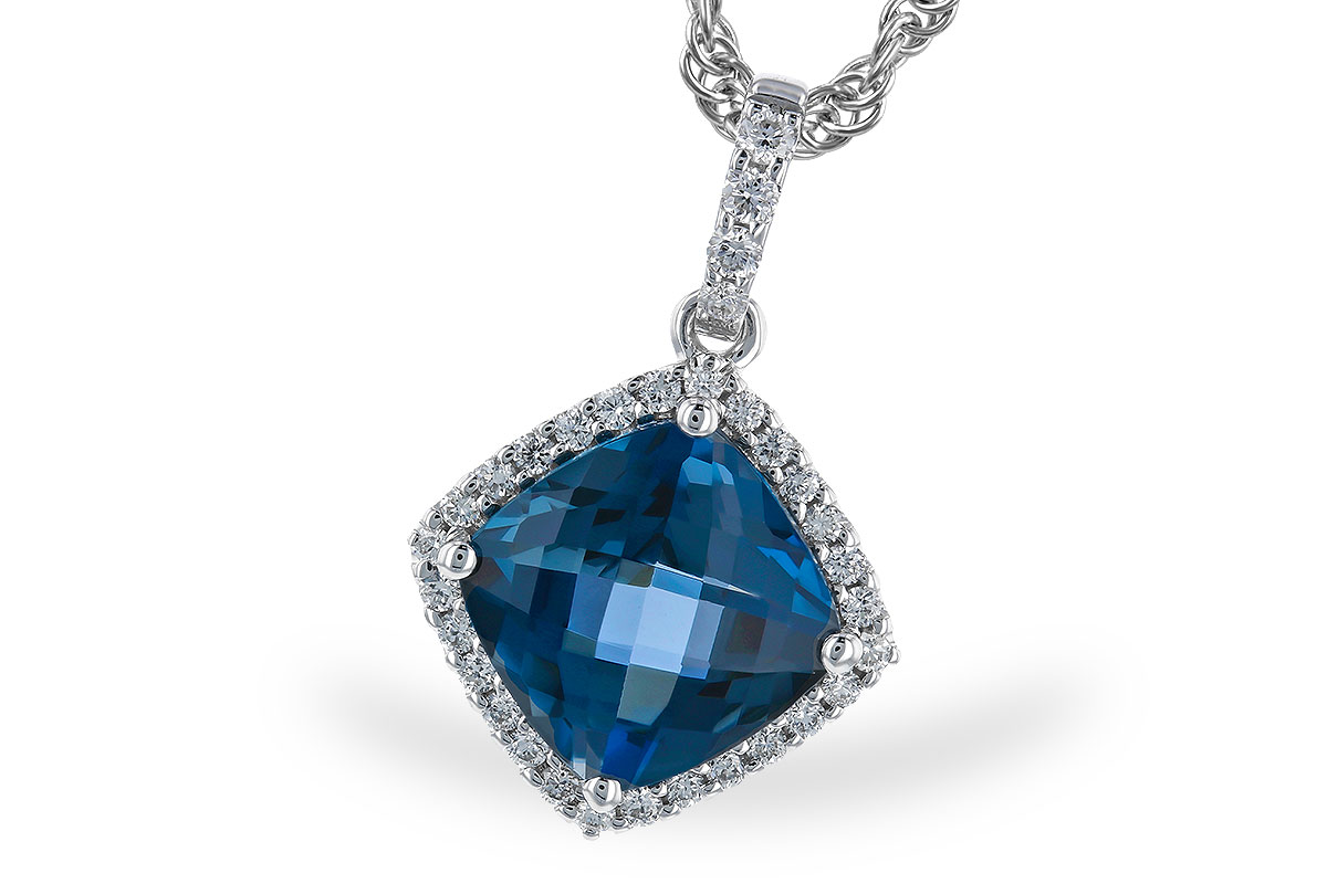 D282-95405: NECK 1.09 LONDON BLUE TOPAZ 1.20 TGW