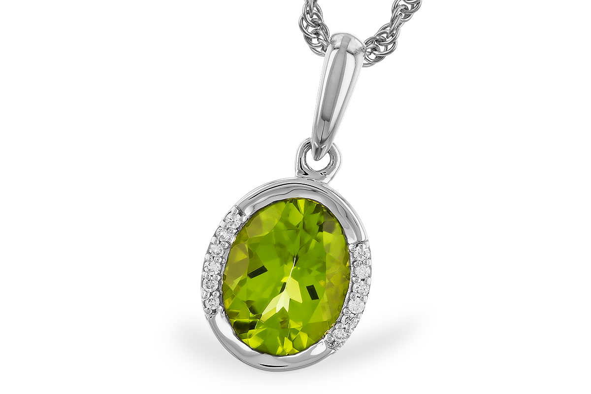 D282-95432: NECKLACE 1.72 TW PERIDOT 1.75 TGW (9x7 PER)