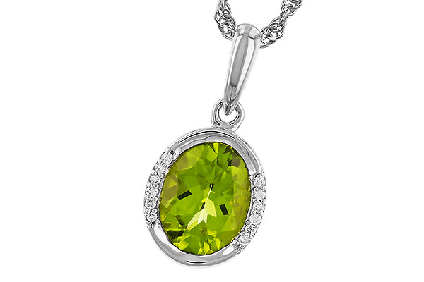 D282-95432: NECKLACE 1.72 TW PERIDOT 1.75 TGW (9x7 PER)