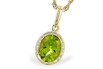 D282-95432: NECKLACE 1.72 TW PERIDOT 1.75 TGW (9x7 PER)