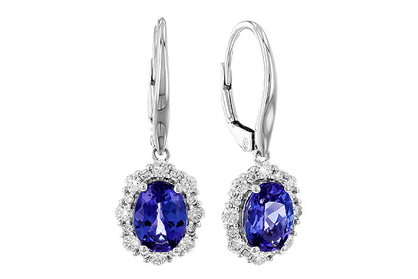 D282-96277: EARR 1.28 TW TANZANITE 1.72 TGW (7x5 OVAL)