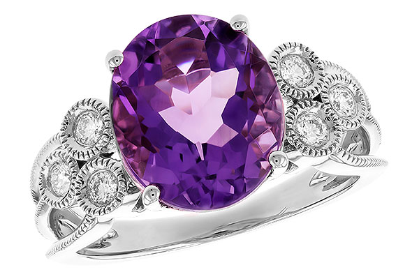 D282-96332: LDS RG 3.90 AMETHYST 4.16 TW (12x10 AMY)