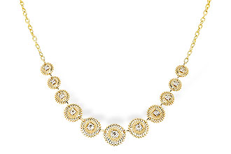 D282-98114: NECKLACE .22 TW (17")