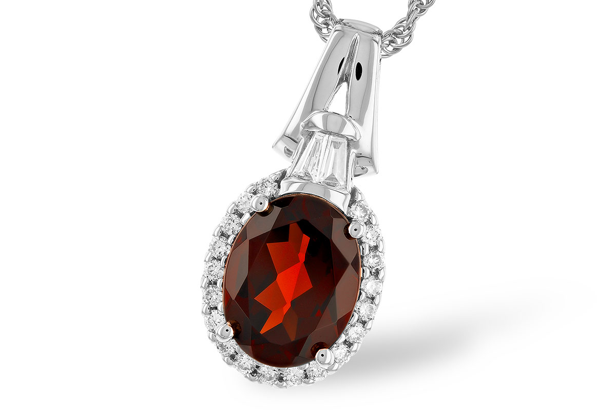 D282-98132: NECK 1.82 GARNET 2.02 TGW (9x7MM GAR)