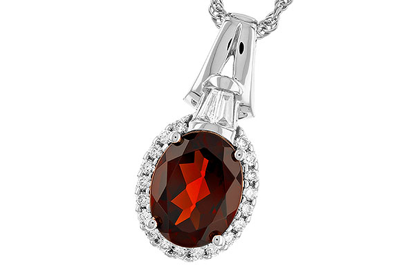 D282-98132: NECK 1.82 GARNET 2.02 TGW (9x7MM GAR)