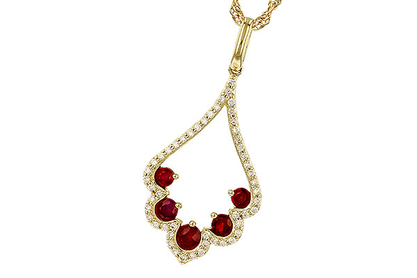 D282-99959: NECK .34 RUBY .53 TGW