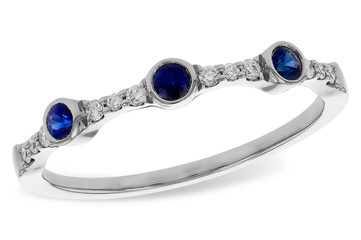 D283-85405: LDS WED RG .16 SAPPHIRE .25 TGW