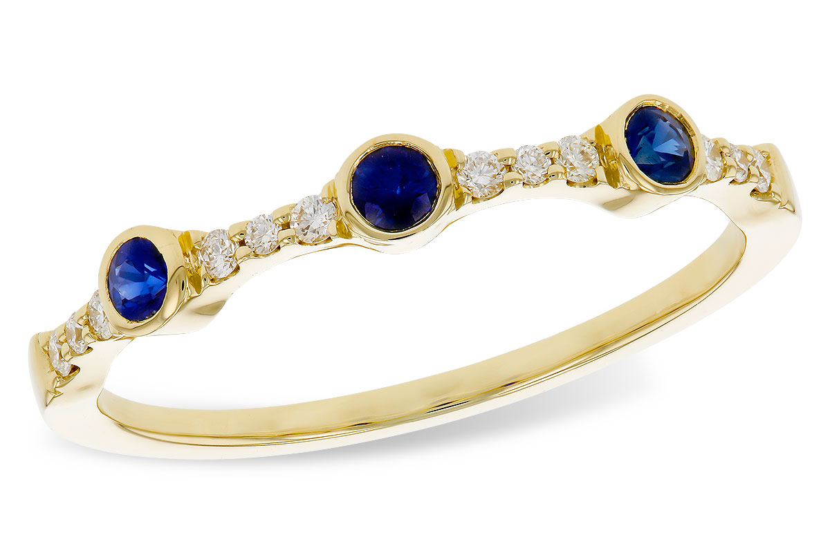 D283-85405: LDS WED RG .16 SAPPHIRE .25 TGW