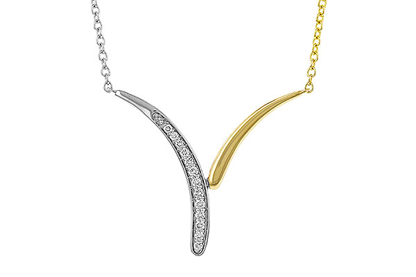 D283-87250: NECKLACE .12 TW (18")