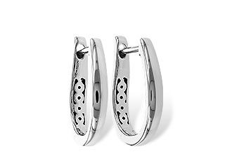 D283-88159: GOLD EARRINGS (15MM)