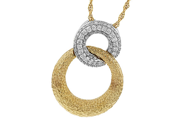D283-89032: NECKLACE .50 TW
