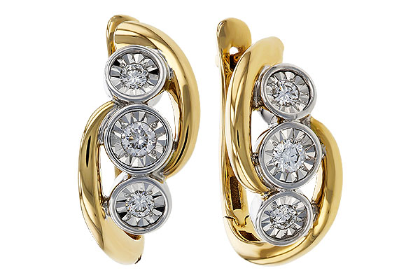 D283-89923: EARRINGS .25 TW