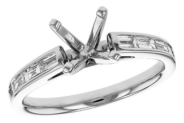 D284-73559: LDS SEMI DIA RG .38 TW BAGUETTES