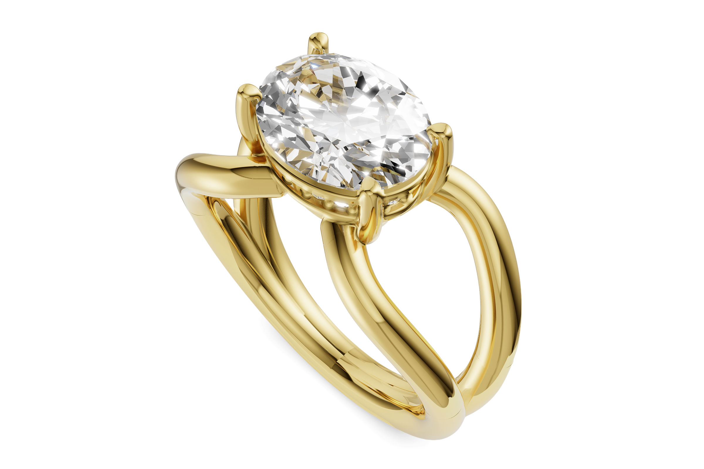 D284-73623: LDS SEMI DIA RG .08 TW