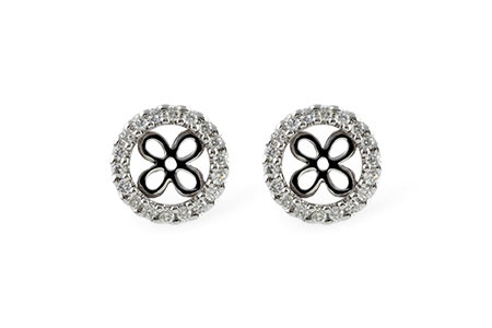 E196-59023: EARRING JACKETS .30 TW (FOR 1.50-2.00 CT TW STUDS)