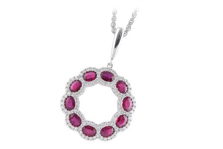 E197-49077: NECK 2.00 RUBY 2.38 TGW