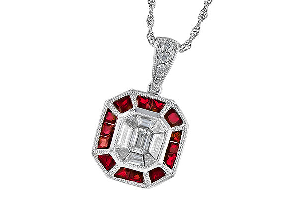 E199-31732: NECK .86 PRIN RUBY 1.31 TGW