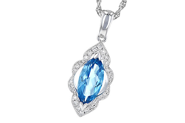 E282-07259: NECK 1.26 BLUE TOPAZ 1.37 TGW