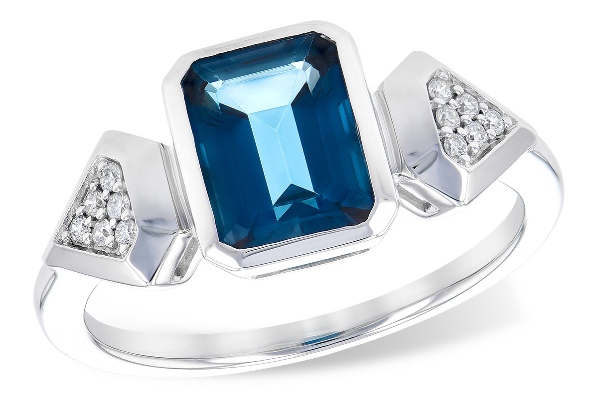 E282-09032: LDS RG 2.03 LONDON BLUE TOPAZ 2.10 TGW