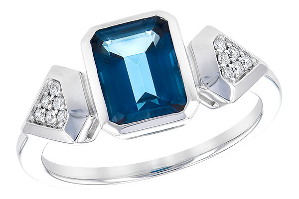 E282-09032: LDS RG 2.03 LONDON BLUE TOPAZ 2.10 TGW